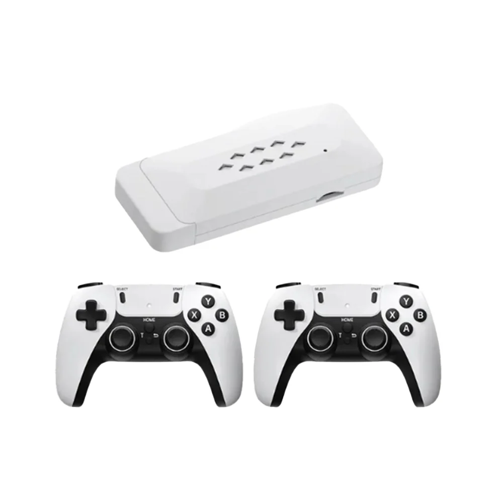Consola game stick psp 3d con 2 controles inalámbricos + 52 emuladores, 30000 juegos y salida hdmi / m22