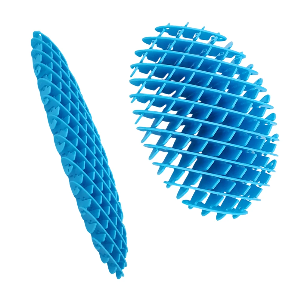 1pza Juguete sensorial antiestrés plegable, en forma de gusano, con cuerpo de plástico, variedad de colores / to-291228 / 22050-3