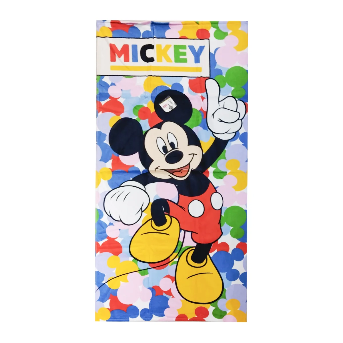 Toalla rectangular multifuncional de algodón con estampado de mickey mouse y sus amigos 74x147cm, variedad de modelos