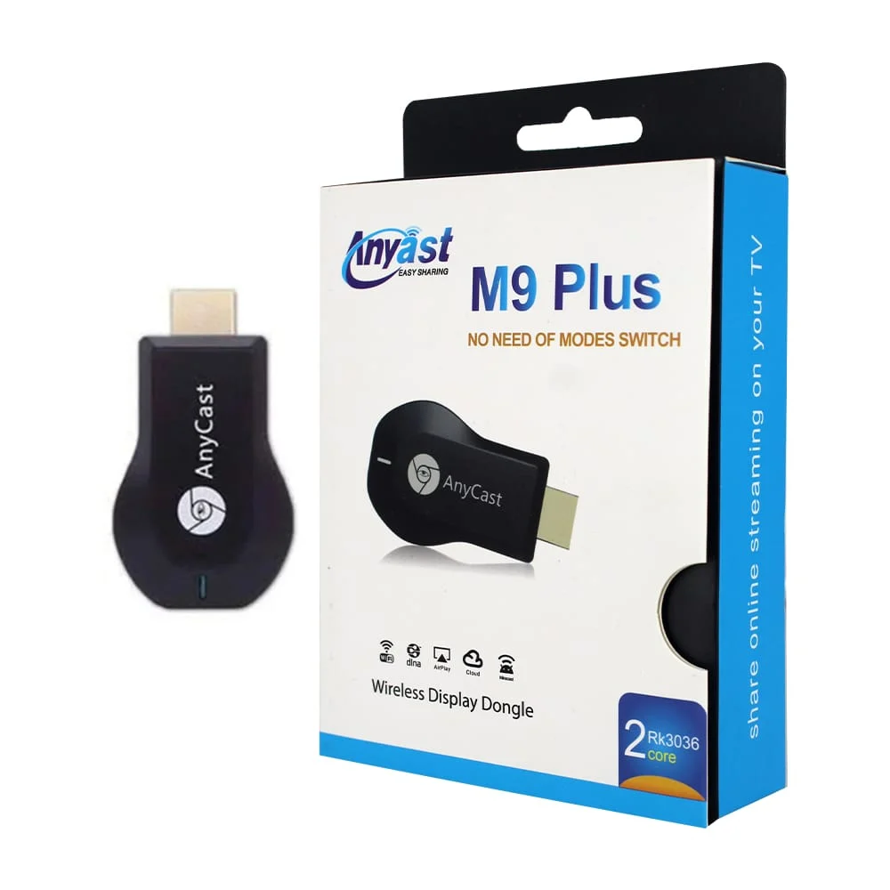 Receptor wireless display hdmi anycast m9 plus para pantalla televisión / m9plus