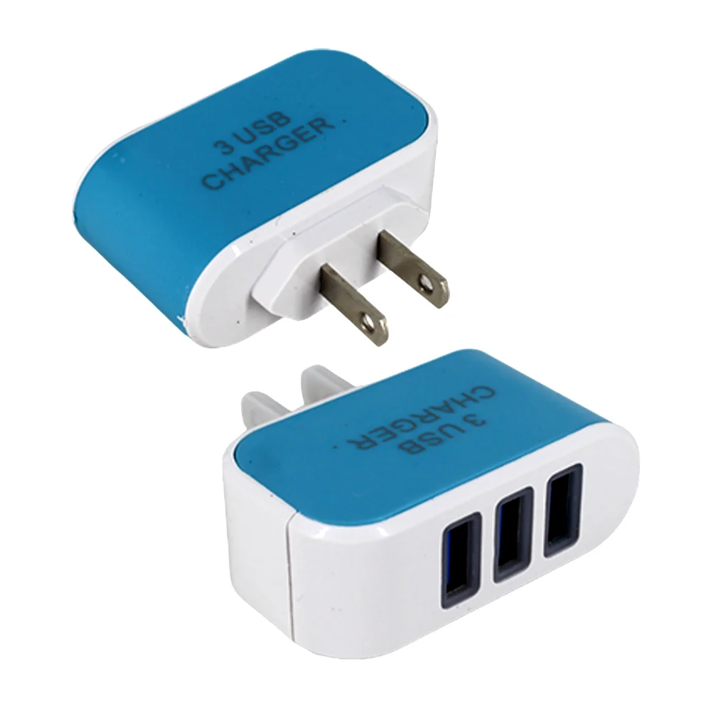 Cubo cargador de carga rápida con 3 puertos usb, variedad de colores / charger