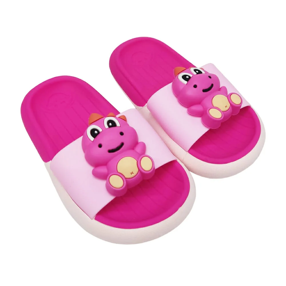 Par de sandalias chicas con adorno de dinosaurio bebé 24-25 160mm, variedad de colores / tx160