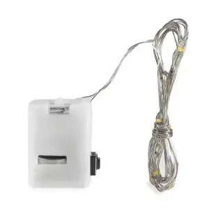 Tira led con luz rgb de alambre de cobre 1m para decoración / tyn-201c
