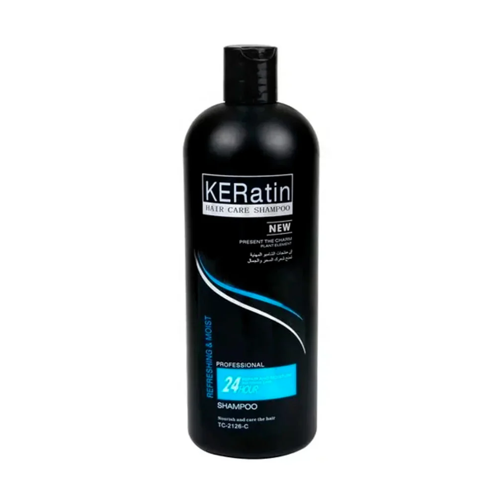 Shampoo reparador keratin con extracto de plantas naturales, 880ml / tc-2126-c / df031