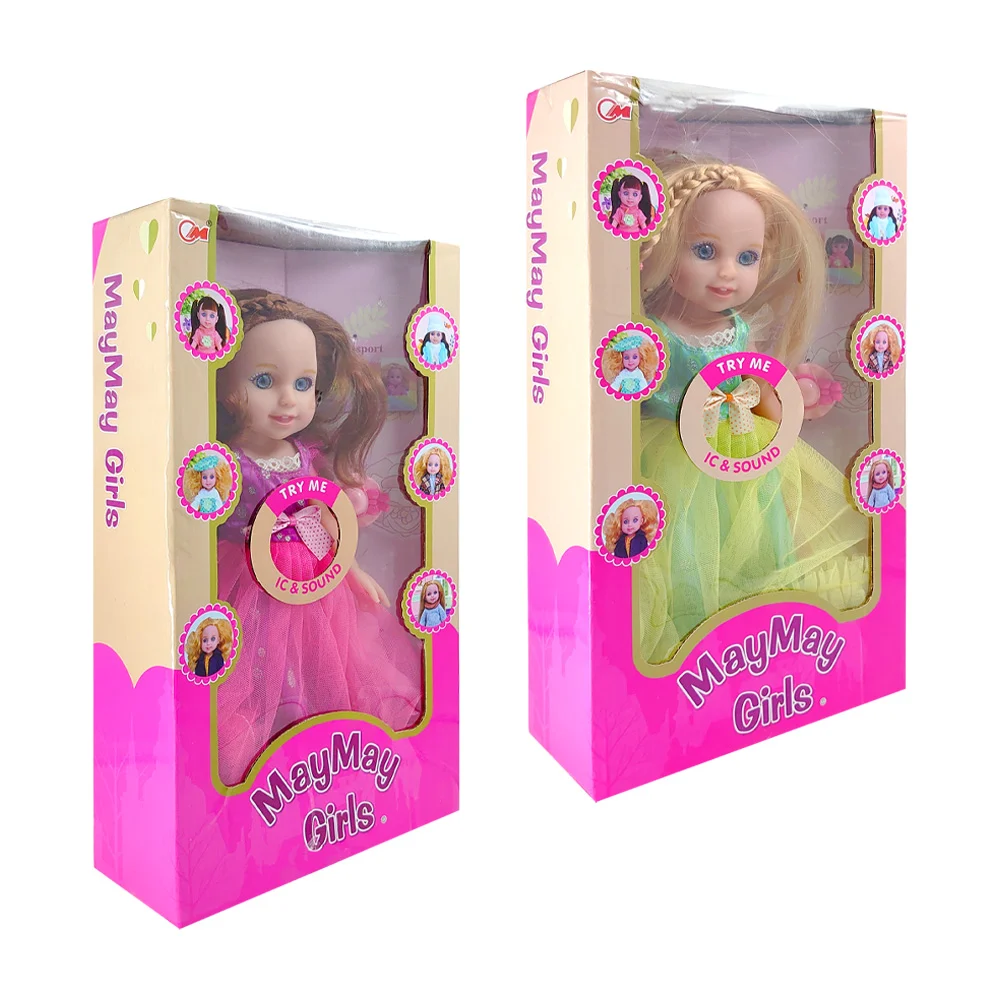 Muñeca may may girls con vestido y sonido + accesorios, 30cm, variedad de modelos / ts75098