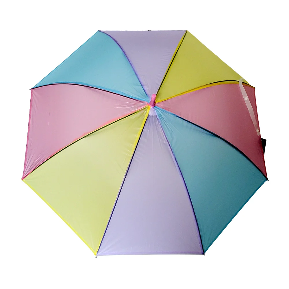 Paraguas de plástico multicolor y bastón de plástico / elegant / ub8483