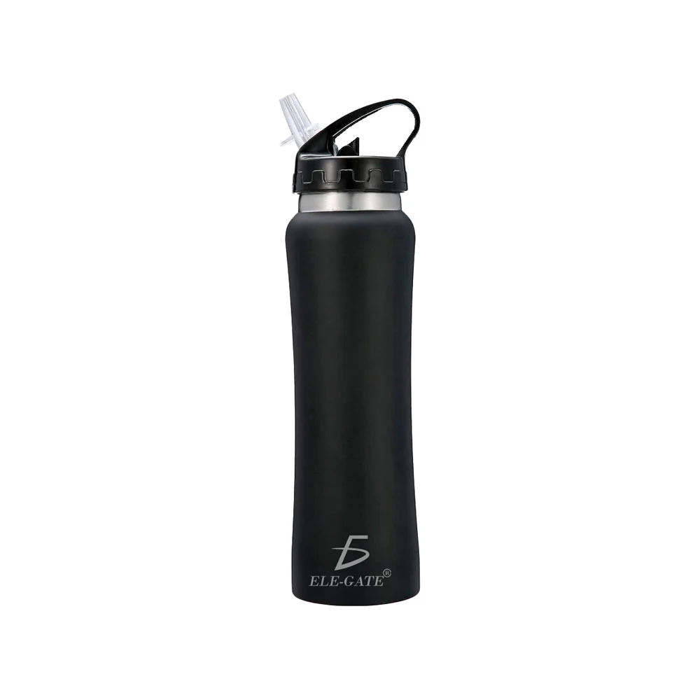 Botella térmica deportiva de acero inoxidable con capacidad de 600ml, variedad de colores