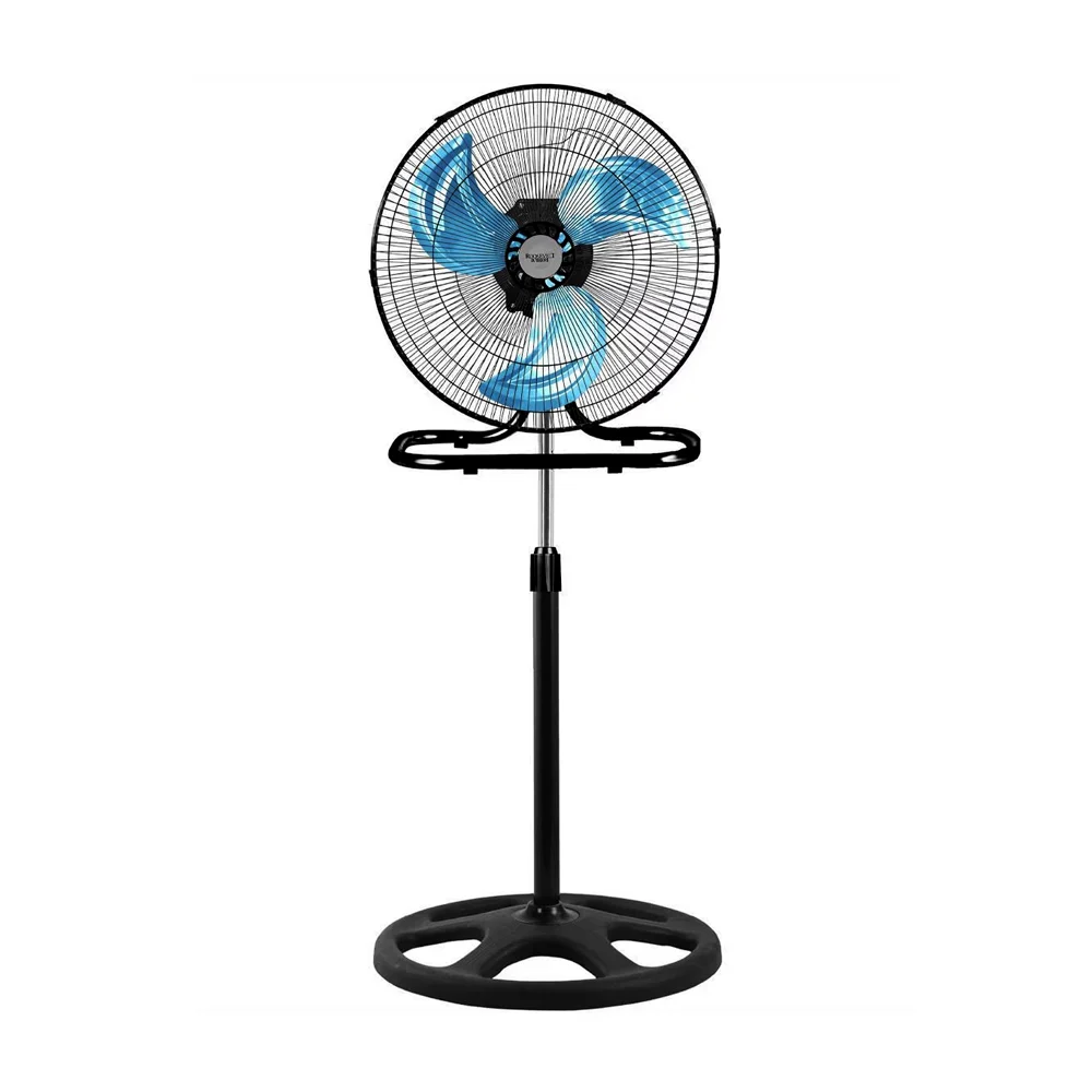 Ventilador 2 en 1 pedestal y pared con 3 aspas metálicas cm-top / pedestal fan