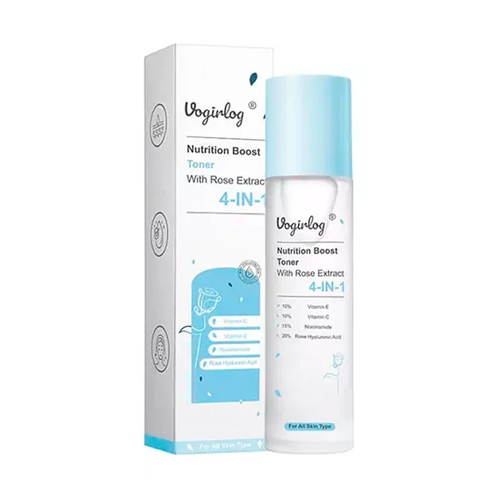 Tónico hidratante 4 en 1 con extracto de rosa, 100ml / vogirlog / nutrition boost