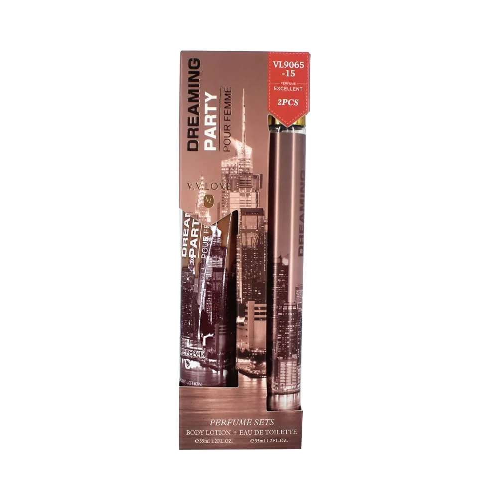 Blíster con 2 cosméticos dreaming party perfume/fragancia y loción corporal de 35ml perfume sets / vl9065-15