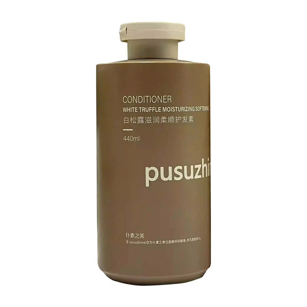 Acondicionador hidratante suavizante pusuzhimei de trufa blanca para el cabello 440ml / 882206