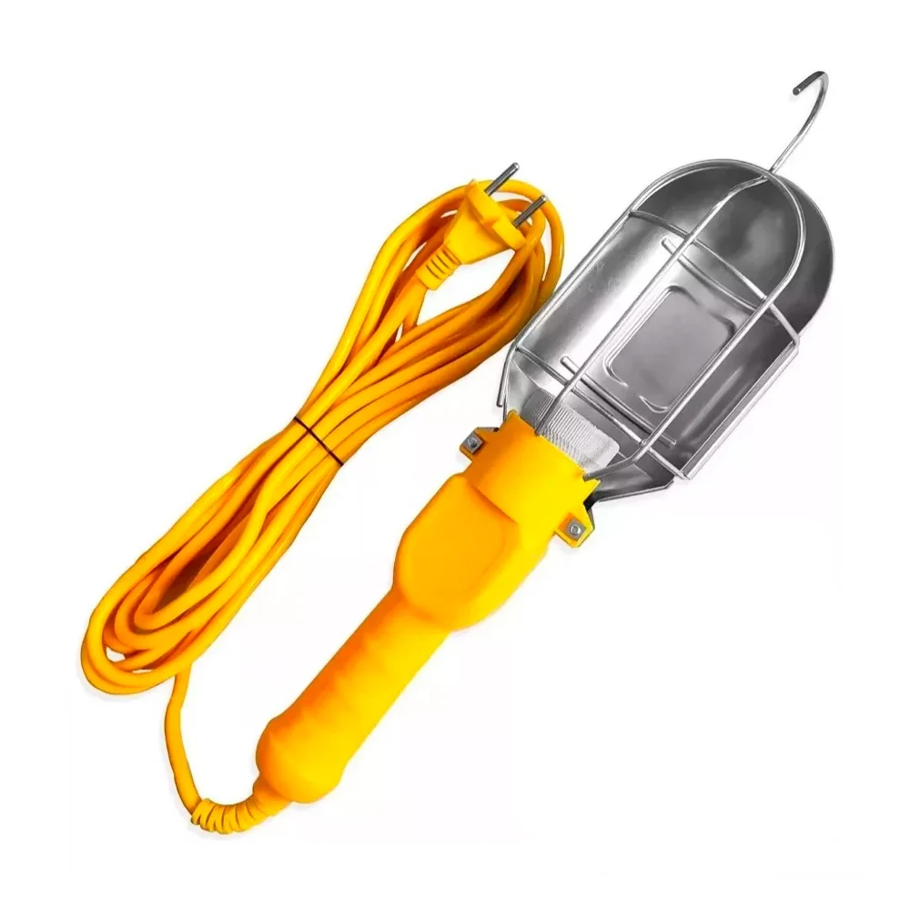 Lámpara / reflector de trabajo portátil con cable de alimentación de 10mtrs / portable electric hand lamp / led working lamp / w8081-9014
