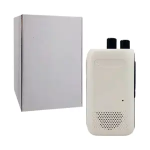 Mini walkie talkie inalámbrico profesional con auricular y base de ca…