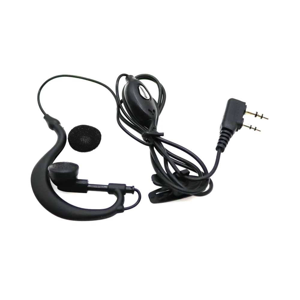 Mini walkie talkie de 10x3cm, con 5 teclas al frente + pantalla cuadrada, sujetador metálico, auriculares y cable cargador / mini fashion two-way