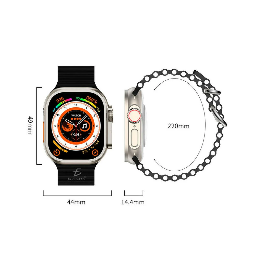 Smartwatch serie s8 ultra max reloj inteligente digital bluetooth, variedad de colores