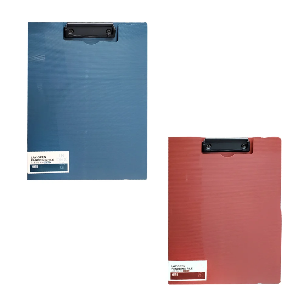Folder/carpeta con broche porta documentos de plástico con seguro elástico, variedad de colores / 9013