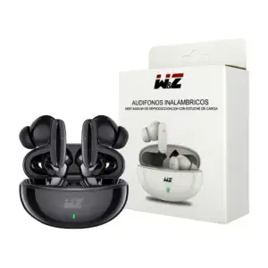 Audífonos inalámbricos w&z con almohadillas de silicona y estuche car…