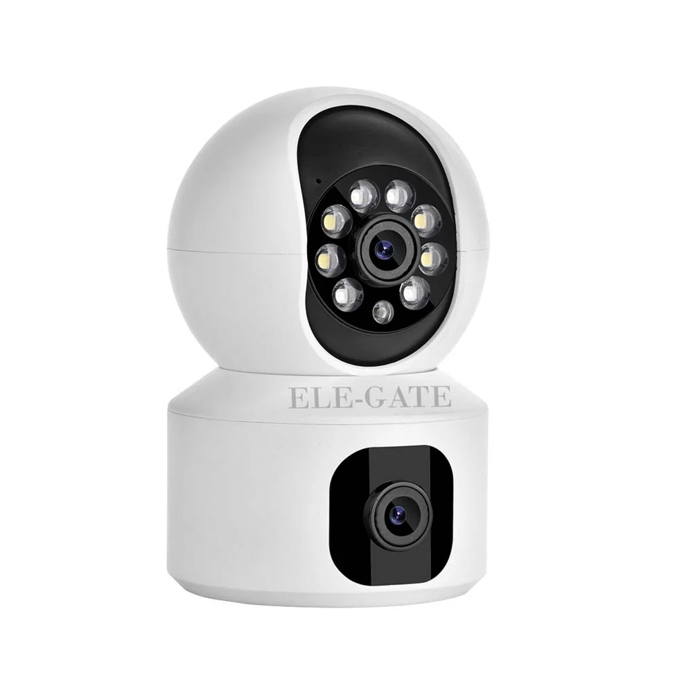 Mini cámara de seguridad para hogar con wifi, 4mp dual de lente audio bidireccional vigilancia cctv, hd, ip / web.70