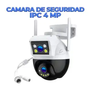 Cámara de seguridad para exteriores ip 2k de 4mp impermeable con wifi…
