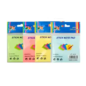 1pza Paquete pequeño con 100 notas adhesivas para escribir, adherible…