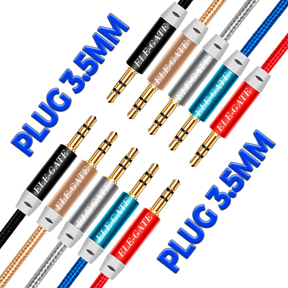 Cable 3.5mm auxiliar ele-gate con diseñ...
