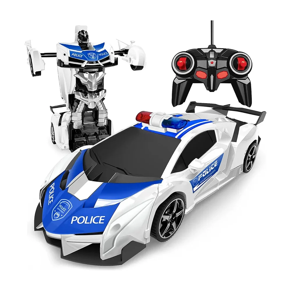 Carro robot móvil 2 en 1 transformable con sonido y control remoto / deform robot 881