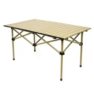Mesa plegable portátil rectangular de metal para camping 48x56x96cm /…