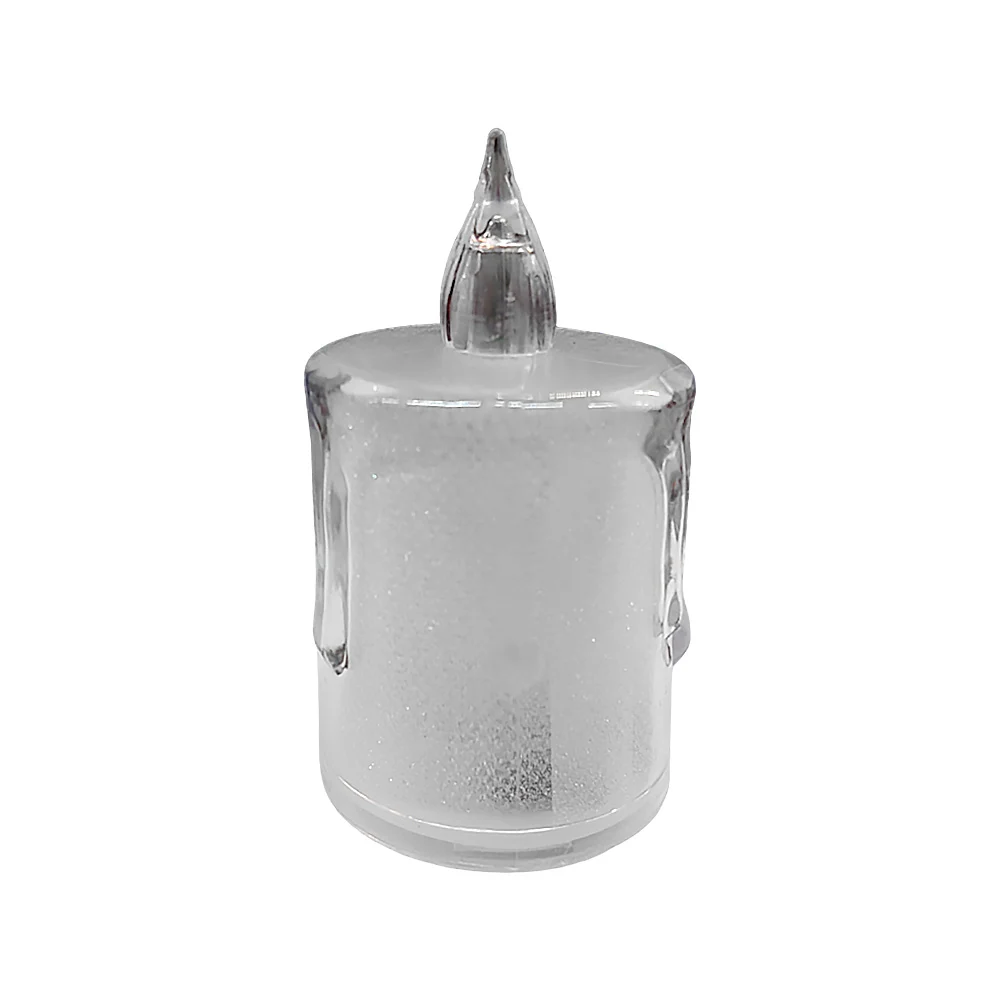 1pza Mini lámpara de plástico en forma de vela, variedad de colores / x-726-1