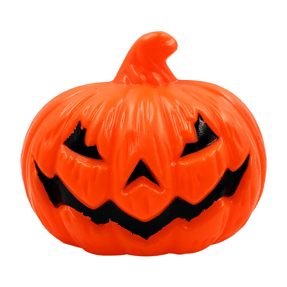 1pza Mini lámpara de plástico en forma de calabaza con luces rgb para halloween / x-726 / zq-030