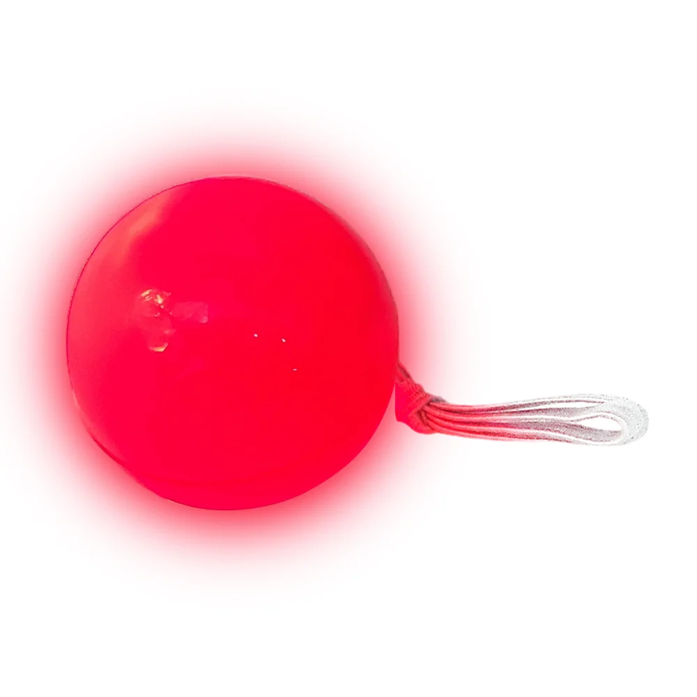 Nariz de payaso con resorte y luz led / a-146 / wj-82