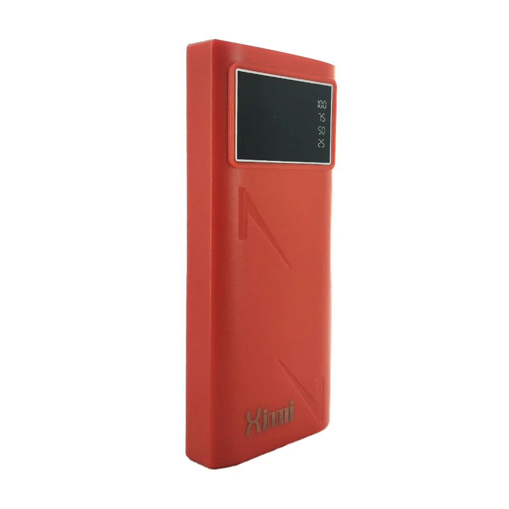 Power bank batería portátil con 2 puertos usb + linterna, capacidad de 20000mah e indicador de carga, variedad de colores / xb-5538