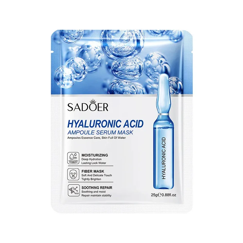 Mascarilla facial hidratante sadoer con ácido hialurónico para eliminar líneas de expresión / skintype / sd51049 / z427
