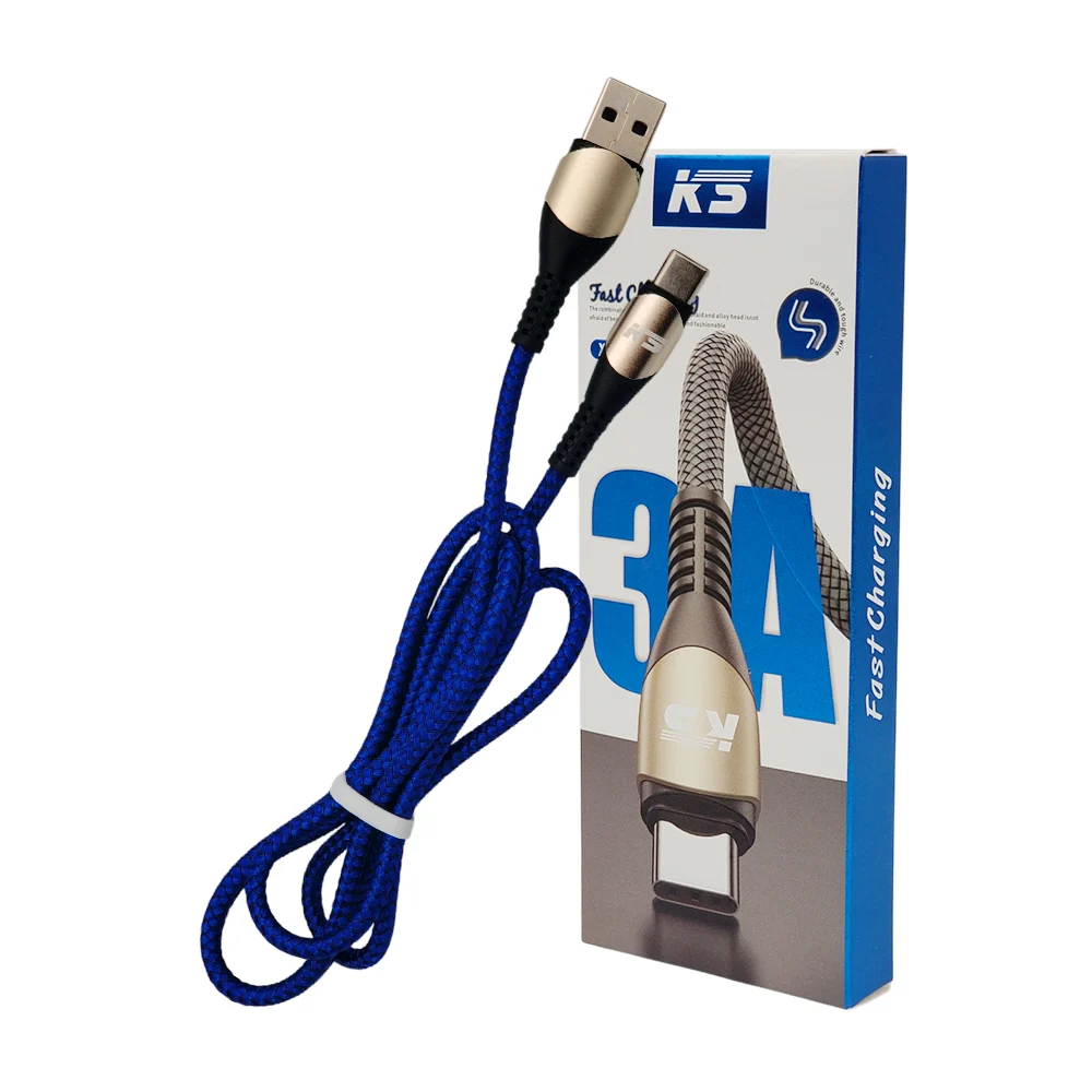 Cable usb de 1 metro con entrada a tipo c para carga rápida y transferencia de datos, variedad de colores / xf62-tc