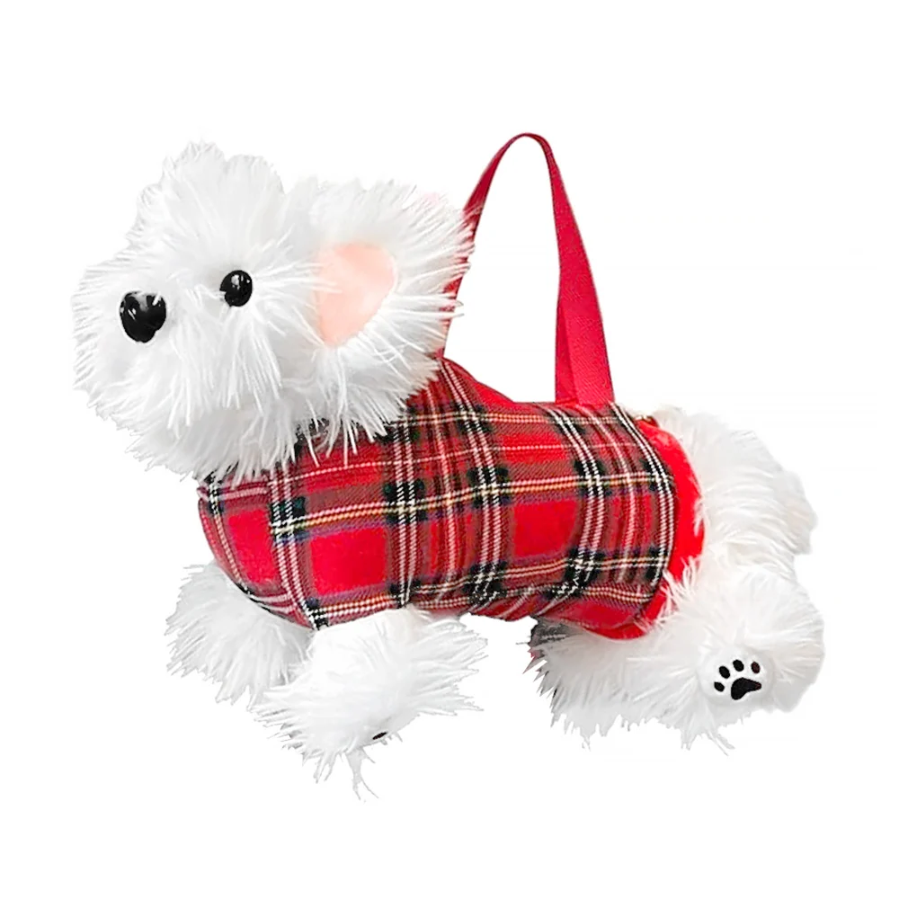 Bolsa pequeña afelpada con forma de perrito + traje, variedad de colores / xh-xggz / bolsa perro