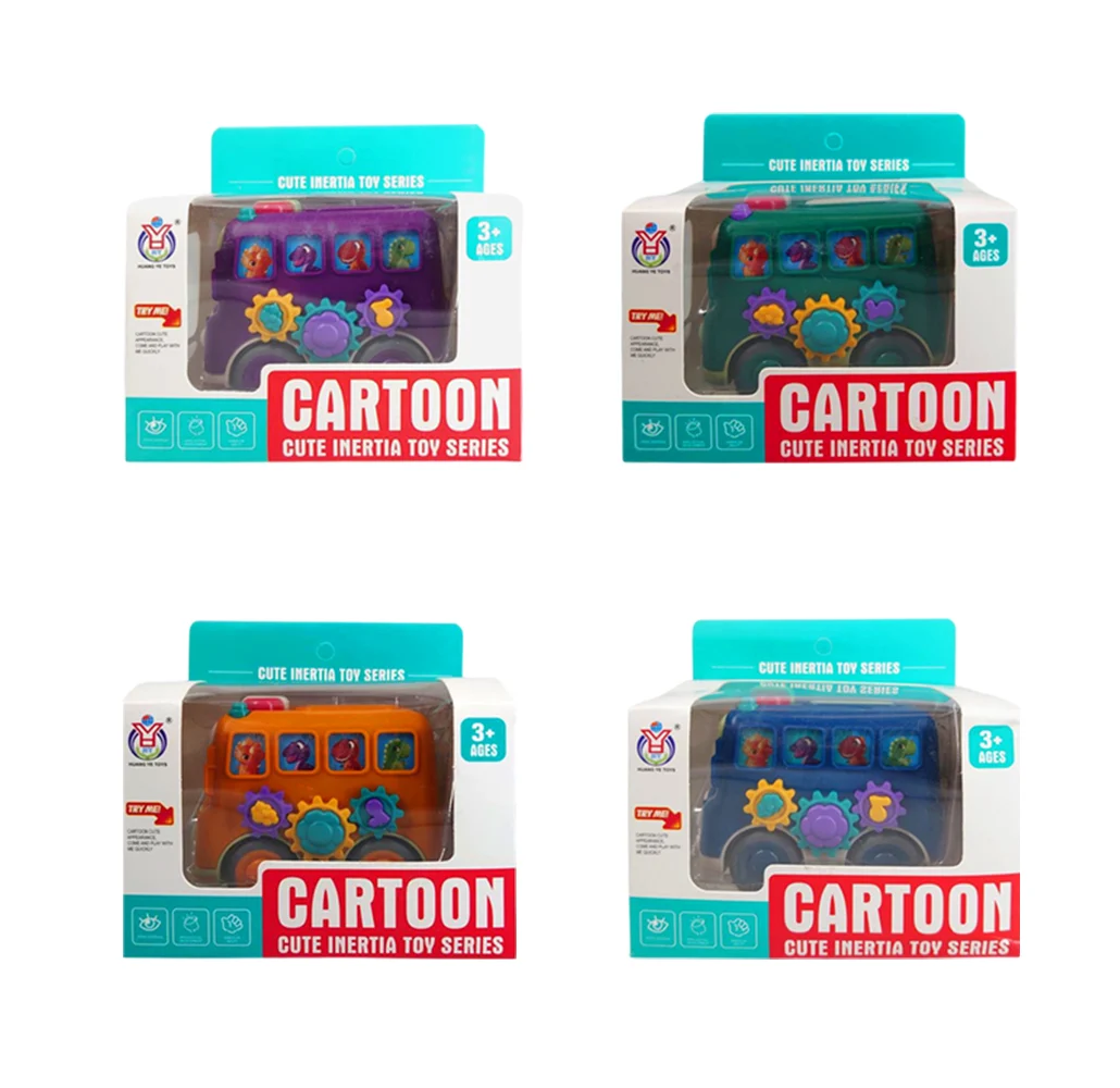 Camión didáctico de juguete con función de fricción, variedad de colores / hy0150d