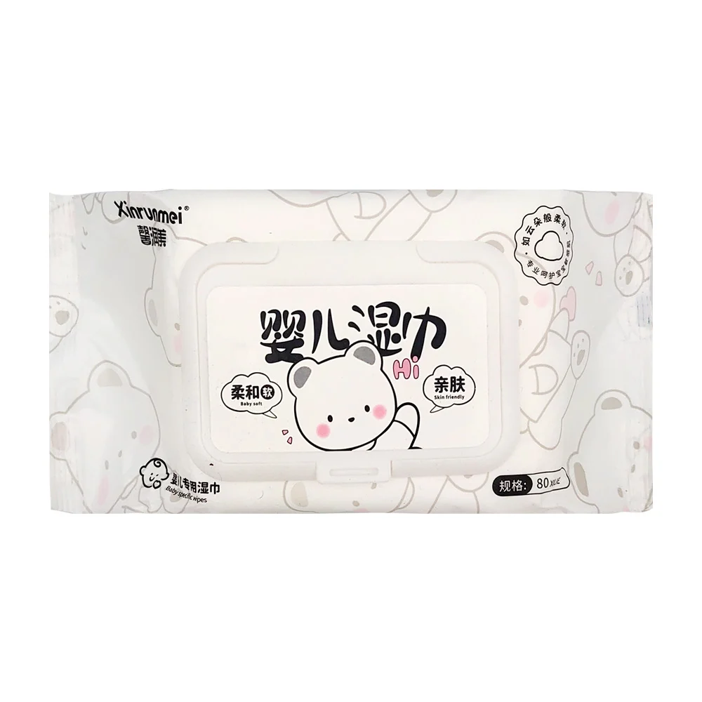 Paquete con 80 toallitas húmedas multifuncionales para bebé / baby specific wipes / xrm-0760