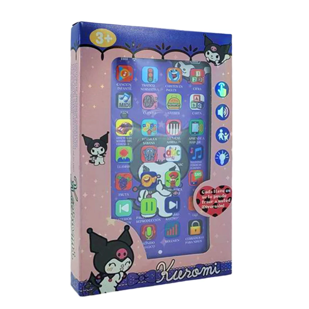Celular interactivo de juguete con estampado de kuromi, variedad de diseños / cel