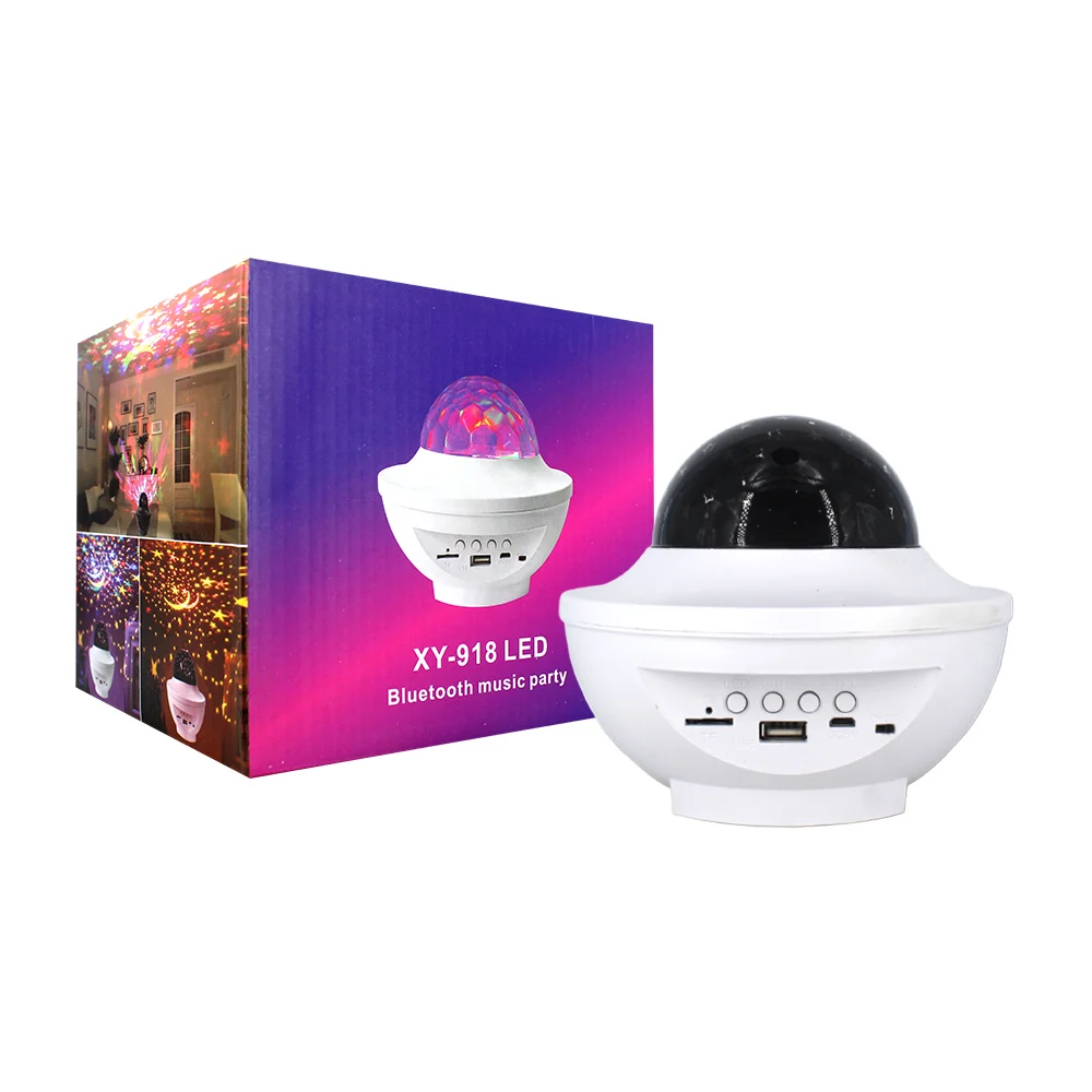 Bocina bluetooth con proyector led de es...