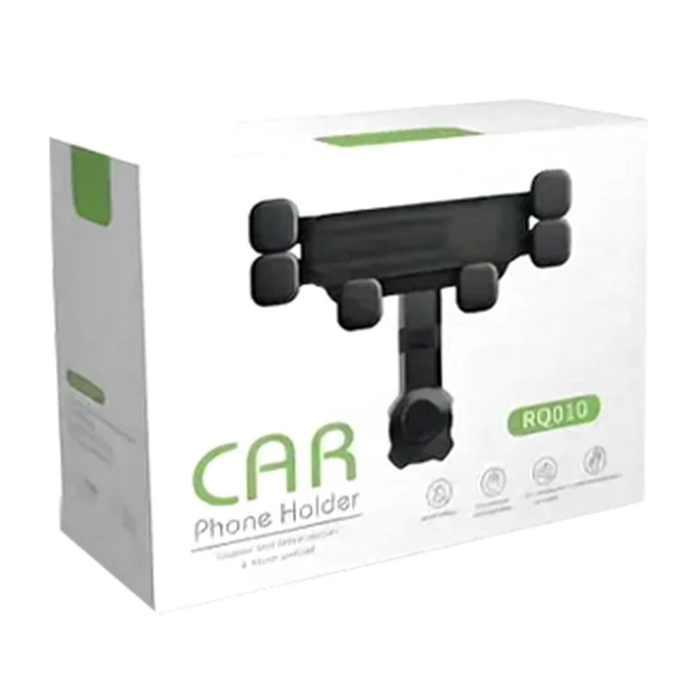 Soporte de celular con bloqueo de 6 garras para automóvil / phone holder / rq-010