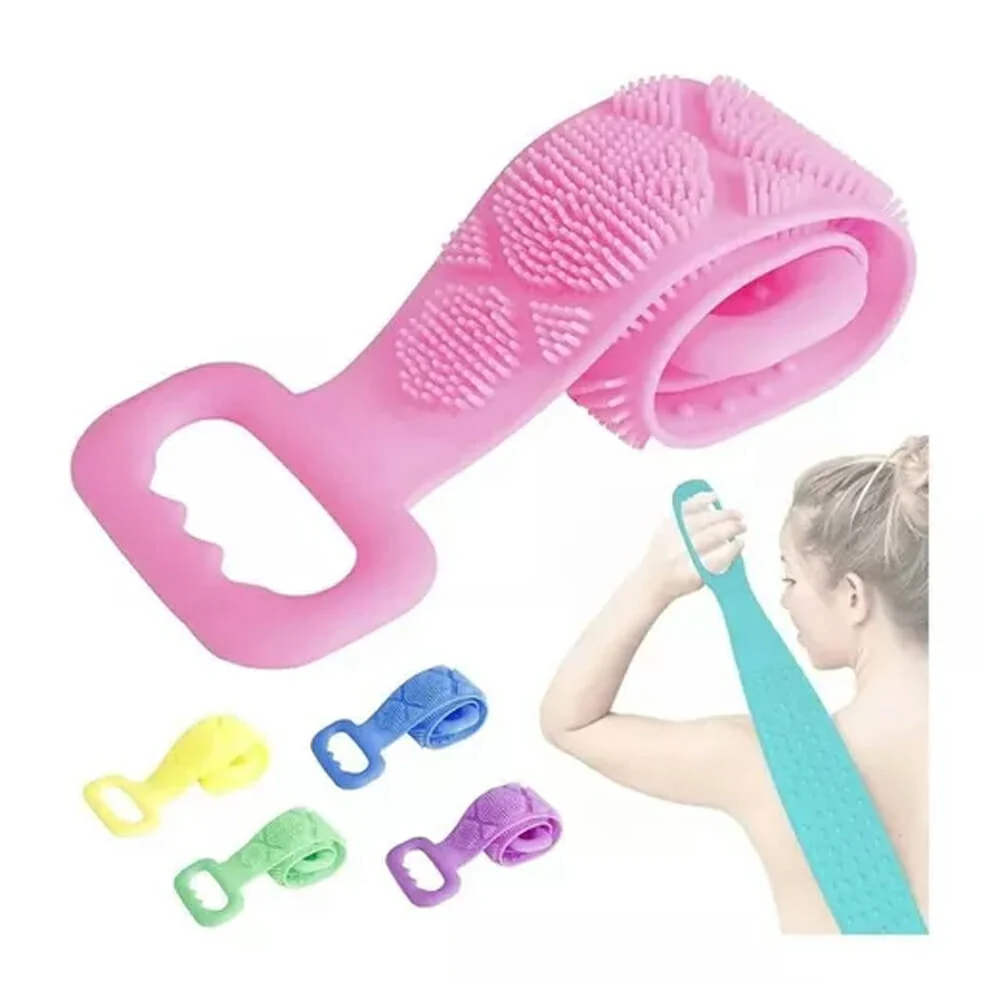 Estropajo corporal de silicón para espalda, variedad de colores / xzj-712