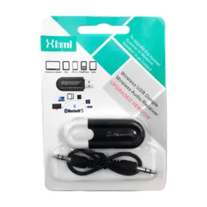 Receptor de audio inalámbrico xinmi con cable auxiliar / xo-8130