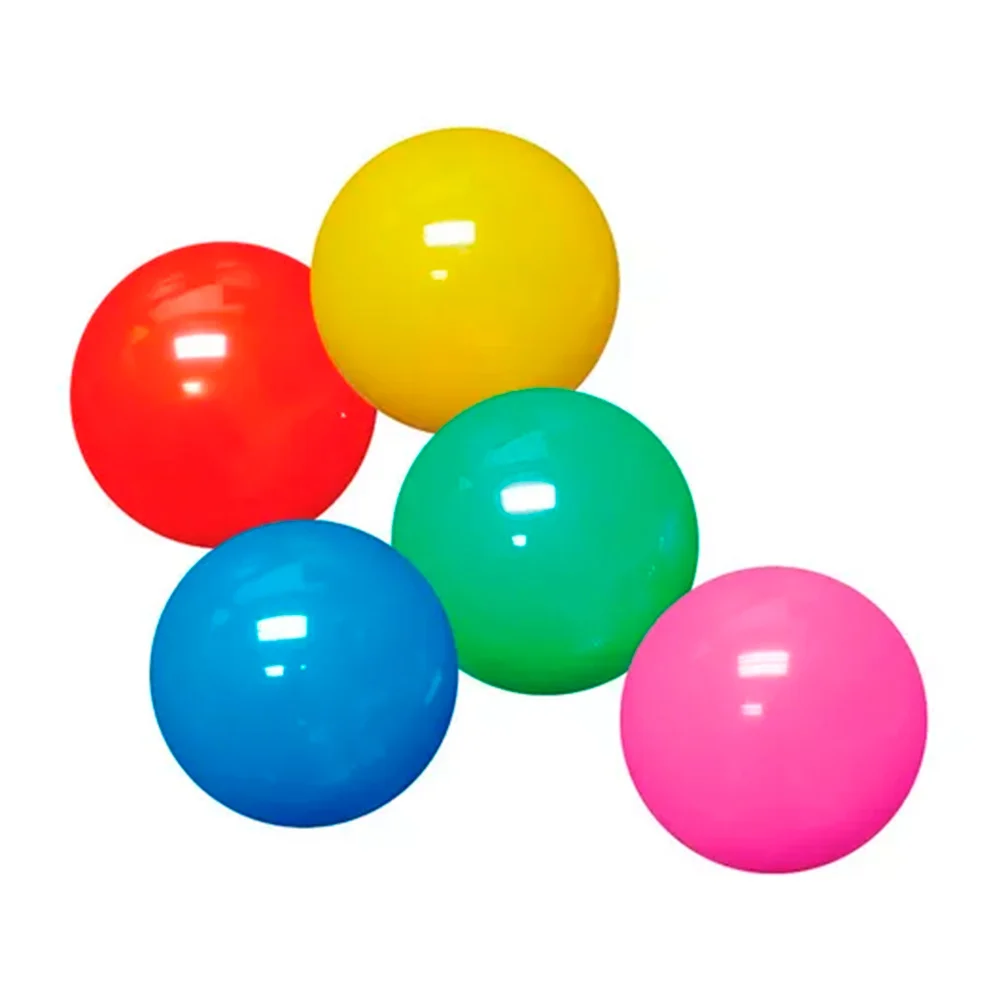 1pza Pelota de látex lisa infantil, variedad de colores metálicos / y-010-38