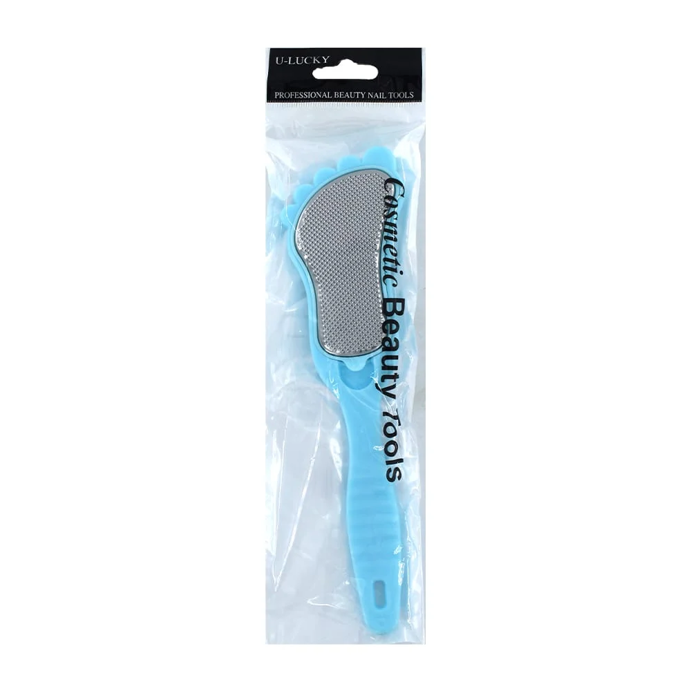 Lima para pies de plástico con diseño de pie, variedad de colores / cosmetic beauty tools / jx-08