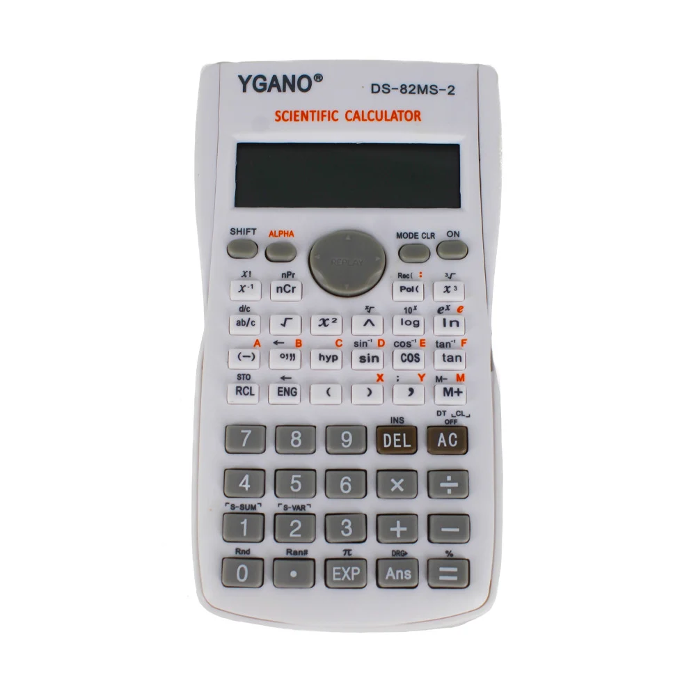 Calculadora científica ygano con 240 funciones y doble línea en la pantalla, variedad de colores / y-a122