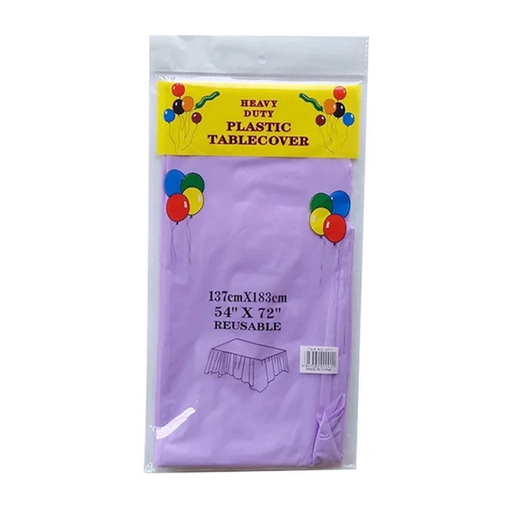 Mantel de plastico para fiestas de 137cm x 183cm, variedad de colores