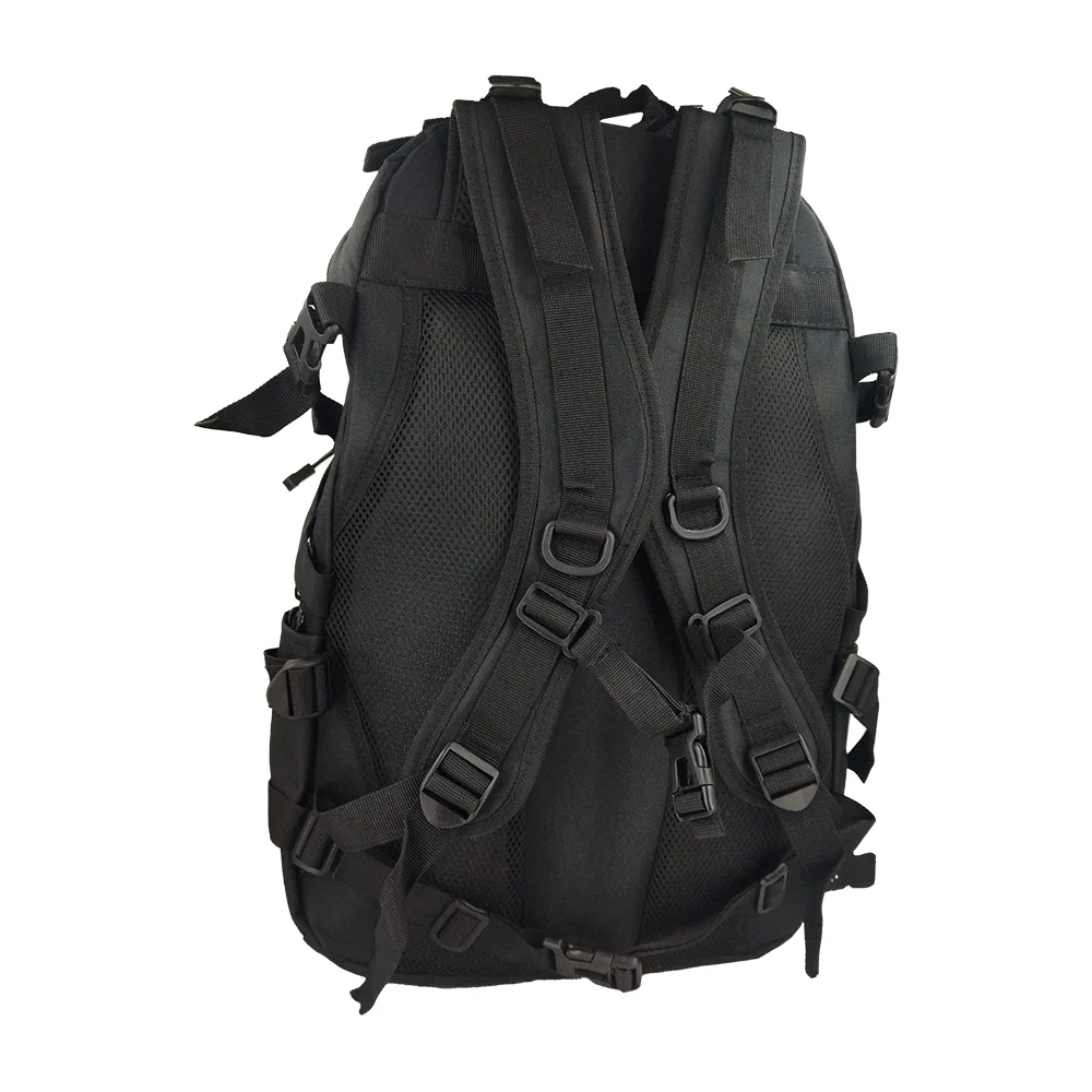 Mochila táctica de 3 compartimentos con broches ajustables, velcros y tiras reflejantes, variedad de colores / y005