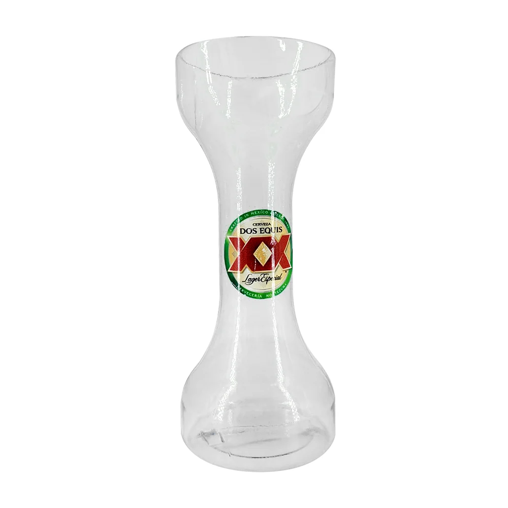 Vaso yarda de plástico para bebidas y calcomanía decorativa 25cm, variedad de colores