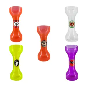 Vaso yarda de plástico para bebidas y calcomanía decorativa 25cm, var…