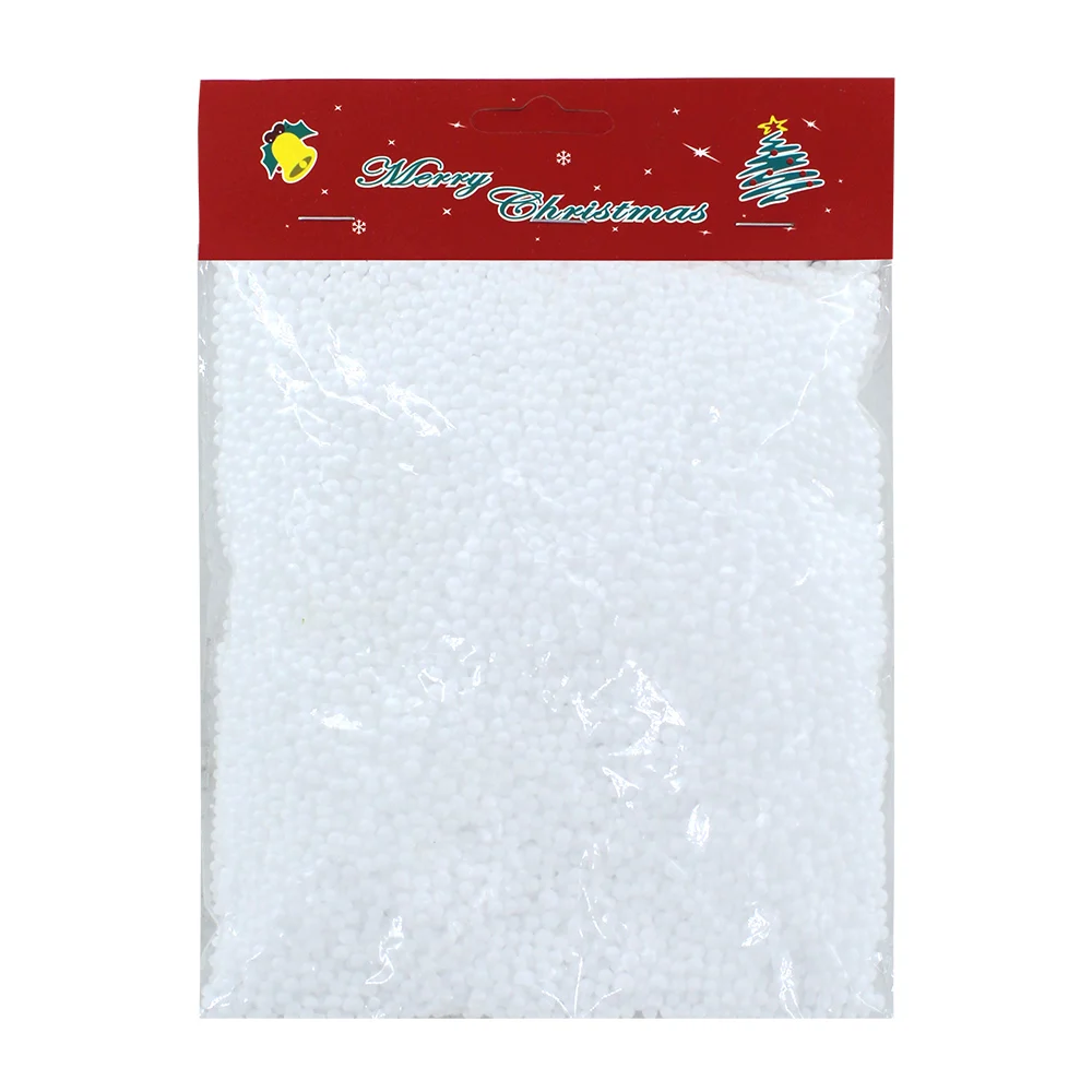 Bolsa de nieve de unicel para decoración navideña / merry christmas / yc019539