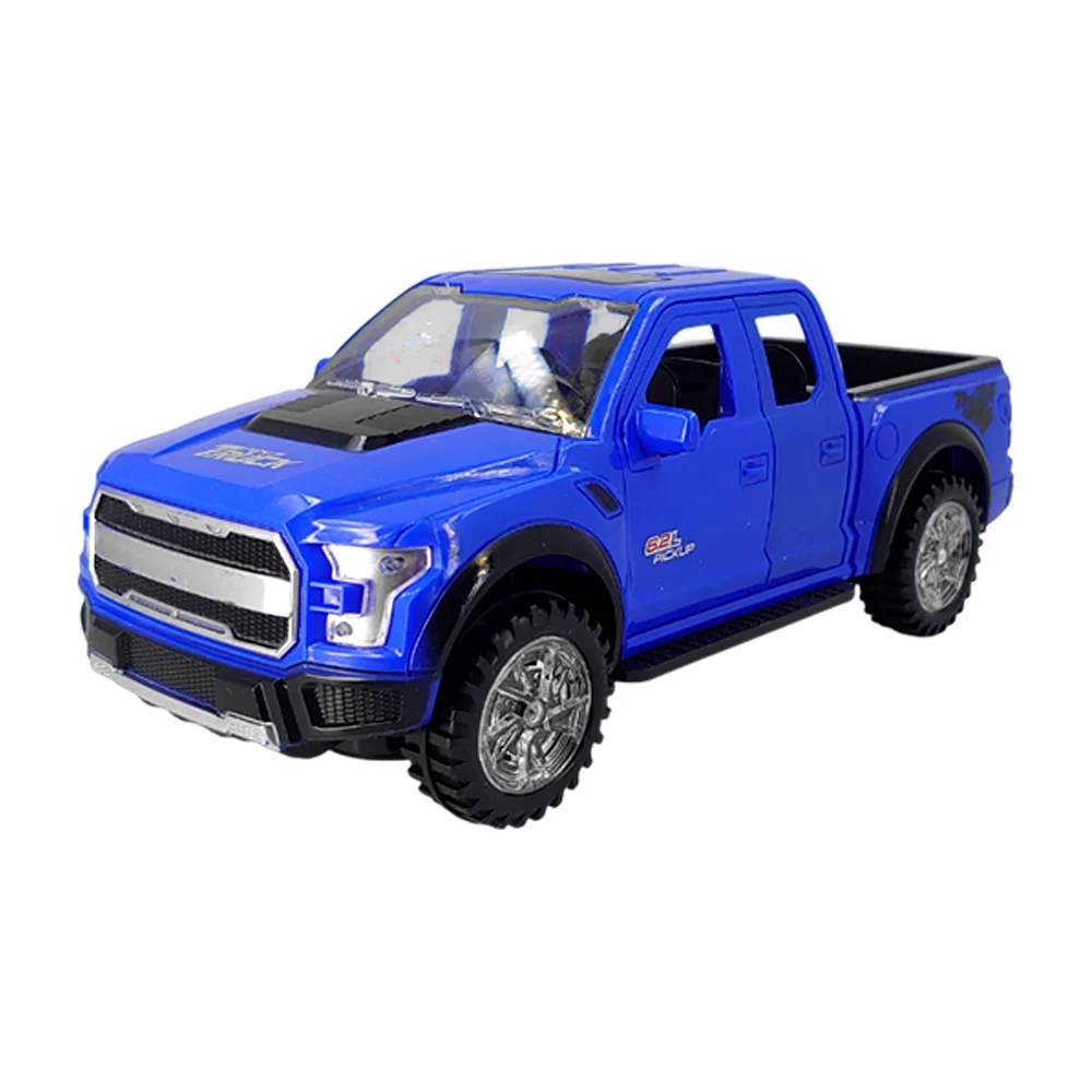 Camioneta de juguete con diseño metálico + luz y sonido, variedad de colores / electric trucks